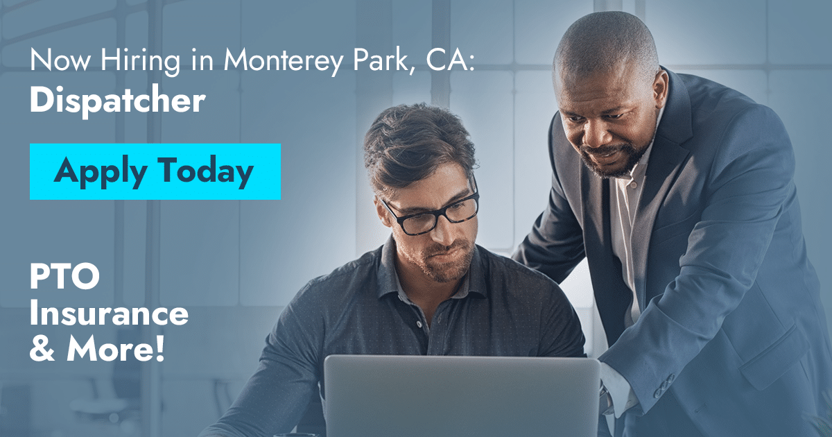 Dispatcher Jobs in Monterey Park, CA