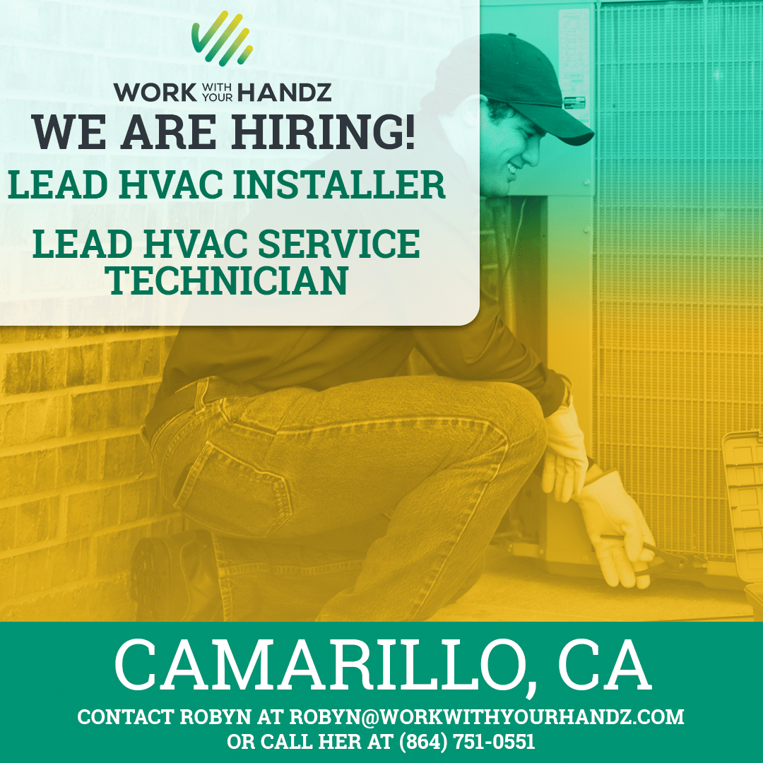 Camarillo, CA Now Hiring HVAC Experts!