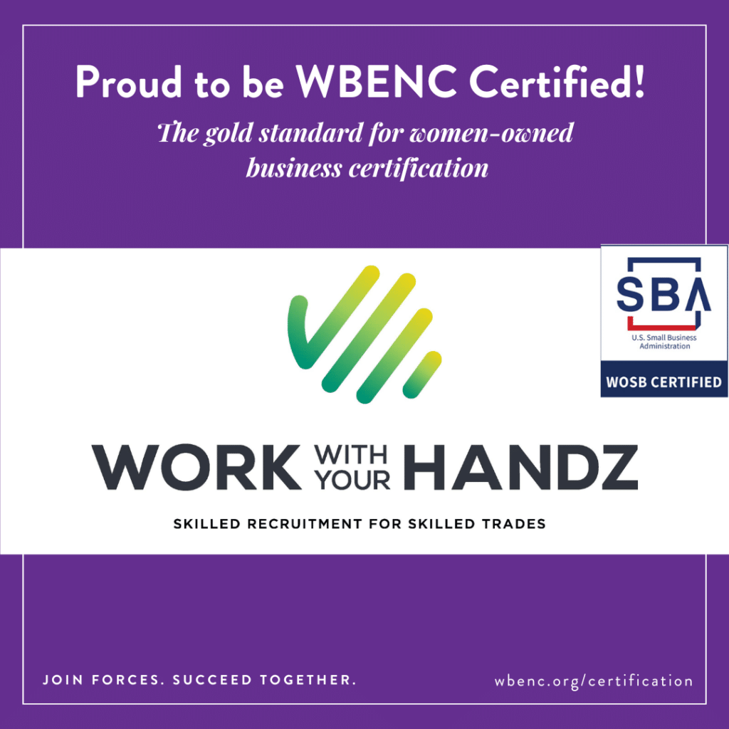 Women’s Business Enterprise National Council Certification for Work With Your Handz